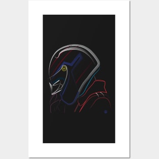 Prost Helmet Posters and Art